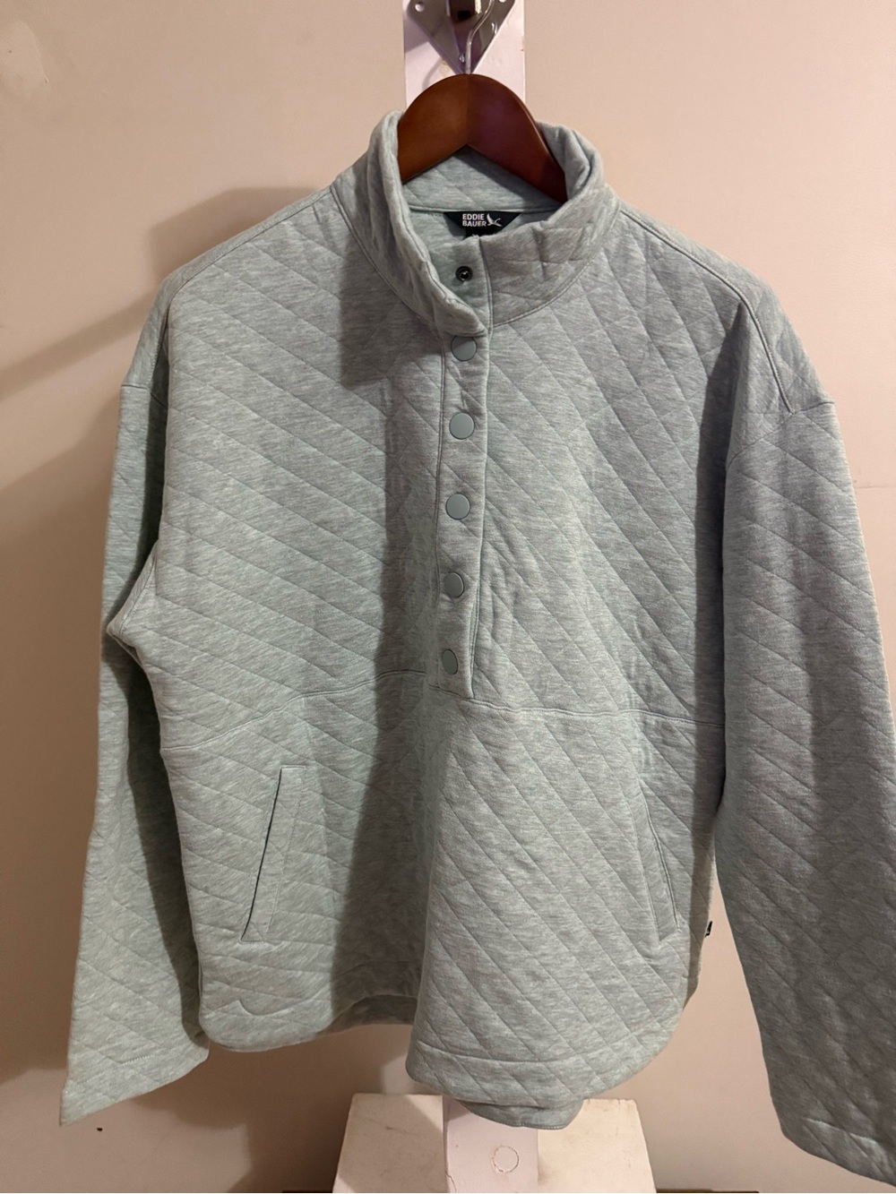 Eddie Bauer Quilted Sweatshirt